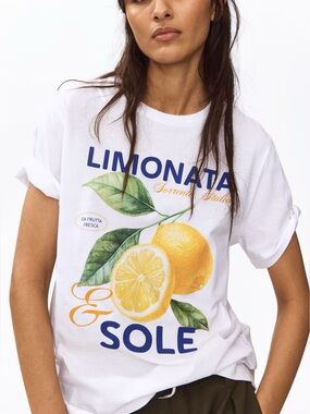 Limonata Graphic Tee from H&M Japan